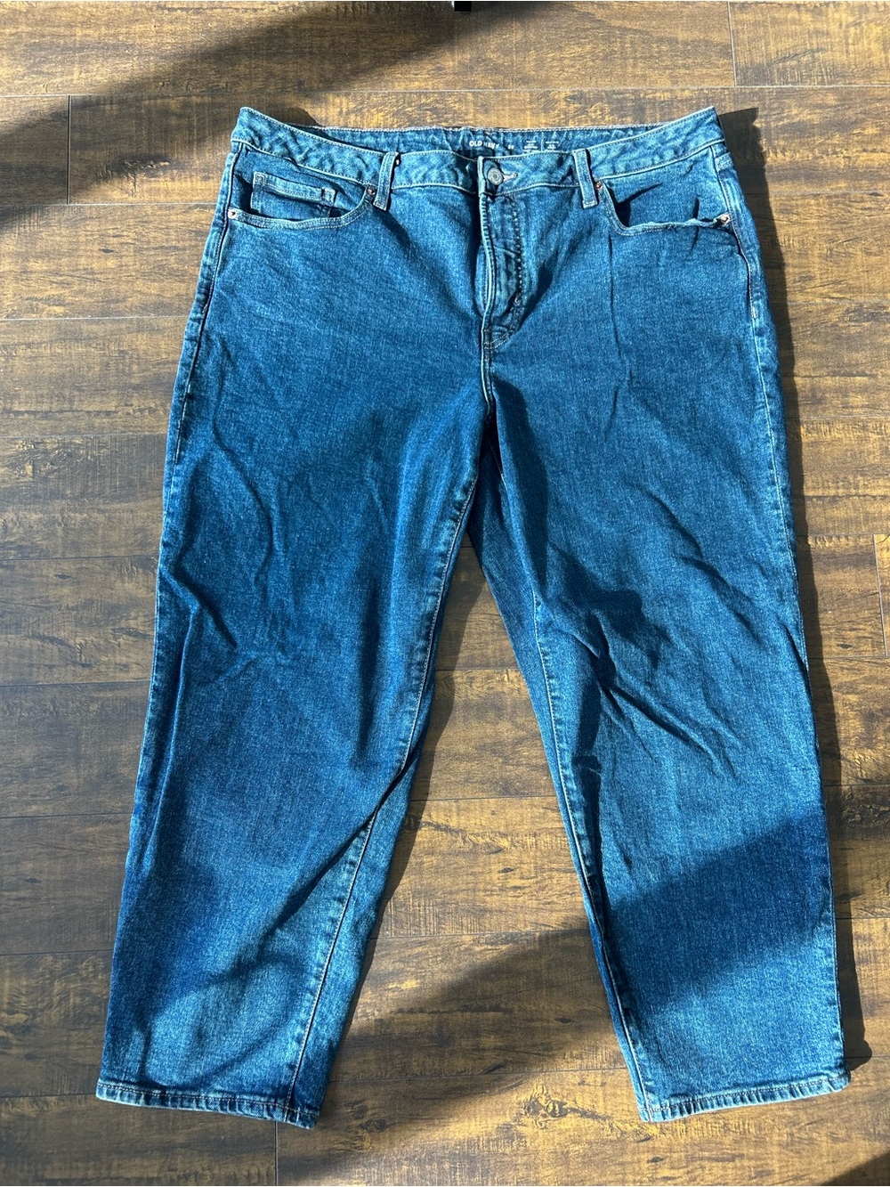 Old Navy Relaxed-Fit Dark Blue Jeans